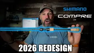 Shimano Compre Lite — обновленный дизайн 2026 года.