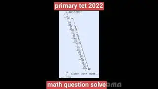 Primary TET 2022 Math questions solve // PRIMARY TET ANSWER KEY 2022||TET Answer Key 2022