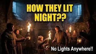 How medieval people lit their homes when darkness ruled the night!!