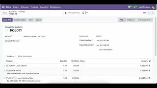 Quick Sale Order To Purchase Order Odoo V19