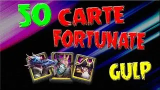 Apriamo 50 carte fortunate nell'account di Gulp - Castle Clash