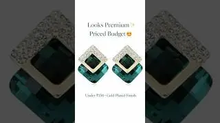 ₹122 Earrings That Look ₹1,200 😍 | Budget Luxury Jewellery 💎
