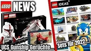 Die n&auml;chsten LEGO Ideas Sets werden... | &uuml;ble UCS Gunship Ger&uuml;chte | viele Marvel Neuheiten in 2021!