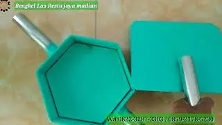 Cetak Paving Block Segi Enam || Cetak Paving Manual