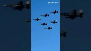 F-2戦闘機の編隊飛行！ #戦闘機 #aviation #jasdf #military #航空自衛隊 #airshow