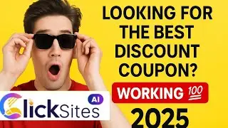 🔥 ClickSites AI Coupon Code 2025 &ndash; Real Discount & Full Review (Save Now!)