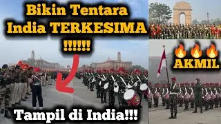 MENYALA!!! Aksi Taruna Akmil di India 🇮🇩🇮🇳 Persiapan Parade Militer India (2025)