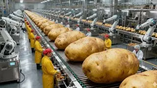 Inside a Modern Potato Chip Factory: From Whole Potatoes to Perfectly Crispy Snacks (Full Process)