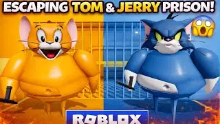 ESCAPING TOM & JERRY PRISON in Roblox! 😱🔥