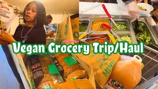 Come grocery shopping with me + Vegan grocery haul #Vlog #food 