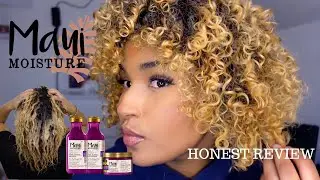 Maui Moisture Wash day & Review | Damaged curls | Patricia Bento