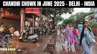 Rainy Day Adventure in Chandni Chowk: Exploring Old Delhi's Historic Streets