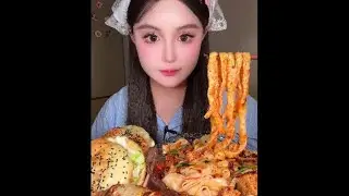 Tata Cold Noodle Sesame Sauce Hamburger 🍜🍔