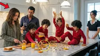 Aucune Nounou ne Tenait avec les Quadruplés du Chef — Une Inconnue Sans le Sou a Pris le Contrôle