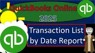 Отчет &laquo;Список транзакций по датам&raquo; 4200 QuickBooks Online 2025