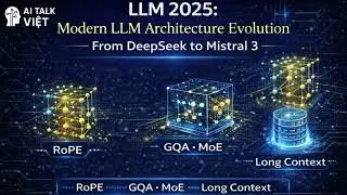 AI Talk Việt | Ep52 - Tổng hợp xu hướng kiến tr&uacute;c LLM hiện đại trong năm 2025
