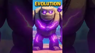 Clash Royale. Golem Evolution #clashroyale #clashroyaleevolution