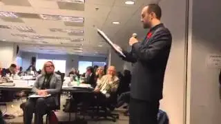 Negotiated Rulemaking DC Sanders Speech