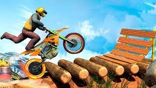 Ramp Bike Stunts Game #Best Android Gameplay fhd #Bike Games