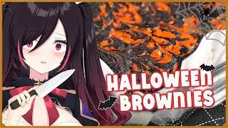 Can I Master Halloween Brownies?【HANDCAM | Yumi The Witch | V4Mirai | ENVtuber】