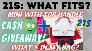 1K Subscribers Giveaway! | CHANEL 21S Mini Top Handle Review | SS21 | What Fits in My Handbag | 2021