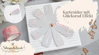 Kartenidee mit Glücksrad Effekt