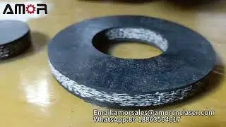 Cutting Nylon Clamping Rubber Gasket | Cutting EPDM Rubber Sheet with Fabric Reinforced