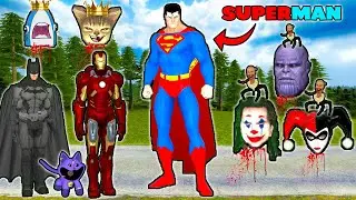 SUPERMAN SI DRACULASS IL SALVEAZA PE DOMNUL MOTAN! BATMAN IL DISTRUGE PE NOUL CATNAP SKIBIDI JOKER!