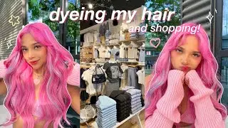 dyeing my hair PINK + shopping for my DREAM WARDROBE