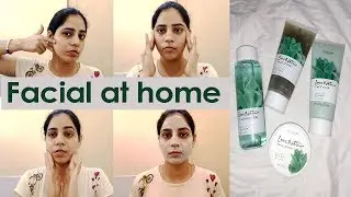 Facial at home | Easy get glowing bright skin | Oriflame Tea tree facial kit for oily skin | RAAVVII