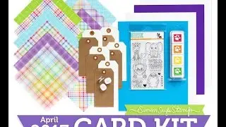 SSS April 2017 Card Kit Unboxing! Wild and Colorful