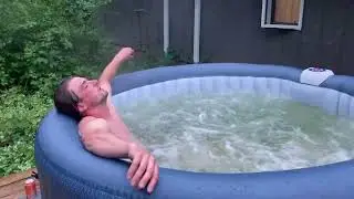 Relxtime Round Inflatable Hot Tub