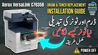 Xerox Versa Link 7035B Drum Toner Replacement