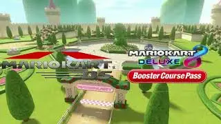 Mario Kart DS And Mario Kart 8 Deluxe Booster Course Pass peach Gardens Mashup