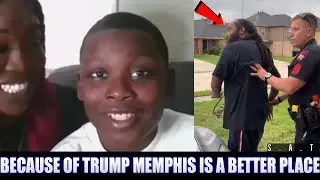 Memphis Boy thank Trump for sending the National Guard to lock up his Daddy (YOU MUST SEE THIS)