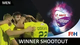 AUS 3-1 IND Surender Kumar misses and Australia have won the shootout 3-1 and win the #HCT2016