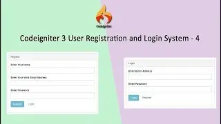 Codeigniter 3 User Registration and Login System - 4