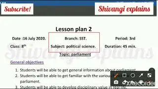 5 lesson plans for sst |b.ed |lesson plan for social science