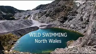 Wild swimming in the quarry pools of North Wales