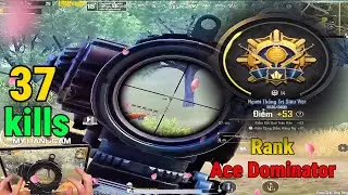 SOLO SQUAD 37KILLS🤯 IMPOSSIBLE GAME PLAY IN ACE DOMINATOR RANK😱😱😱 |1vs4 PUBG Mobile