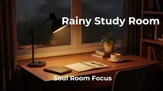 Rainy Study Room ☔ Minimal Piano for Deep Focus & Concentration | 1+ Hour Study Mix