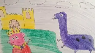 PEPPA PIG PRINCESS DRAWING 