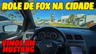 FUI TOMAR CAFÉ COM MEU FOX E ENCONTREI UM MUSTANG MACH 1 NO CENTRO! 🔥