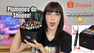 RESEÑA PLUMONES DE SHOPEE! Valen la pena?
