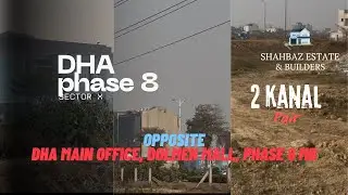 2 KANAL PAIR PLOTS | DHA phase 8 sector X | PRIME LOCATION | DIRECT FROM OWNER
