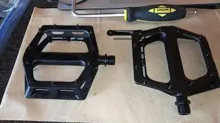 My New DMR Vault Brendog DH Platform Pedals for my Expedition Bicycle Touring Trips in the USA