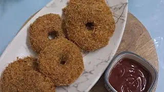 अगर बच्चों को खुश करना है तो एक बार ऐसे Russian chicken donuts बनाऐ #video #viral #ramadanspecial 