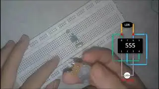 DIY simple light sensor from IC 555