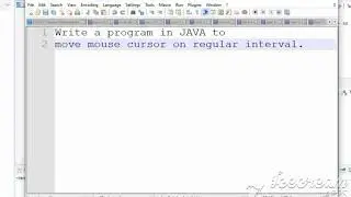 Java code to move mouse cursor on regular intervals