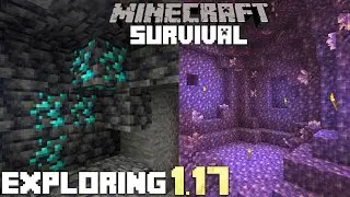 DEEPSLATE DIAMONDS! Exploring 1.17 Caves - Let's Play Minecraft 1.17 Survival - Episode 48